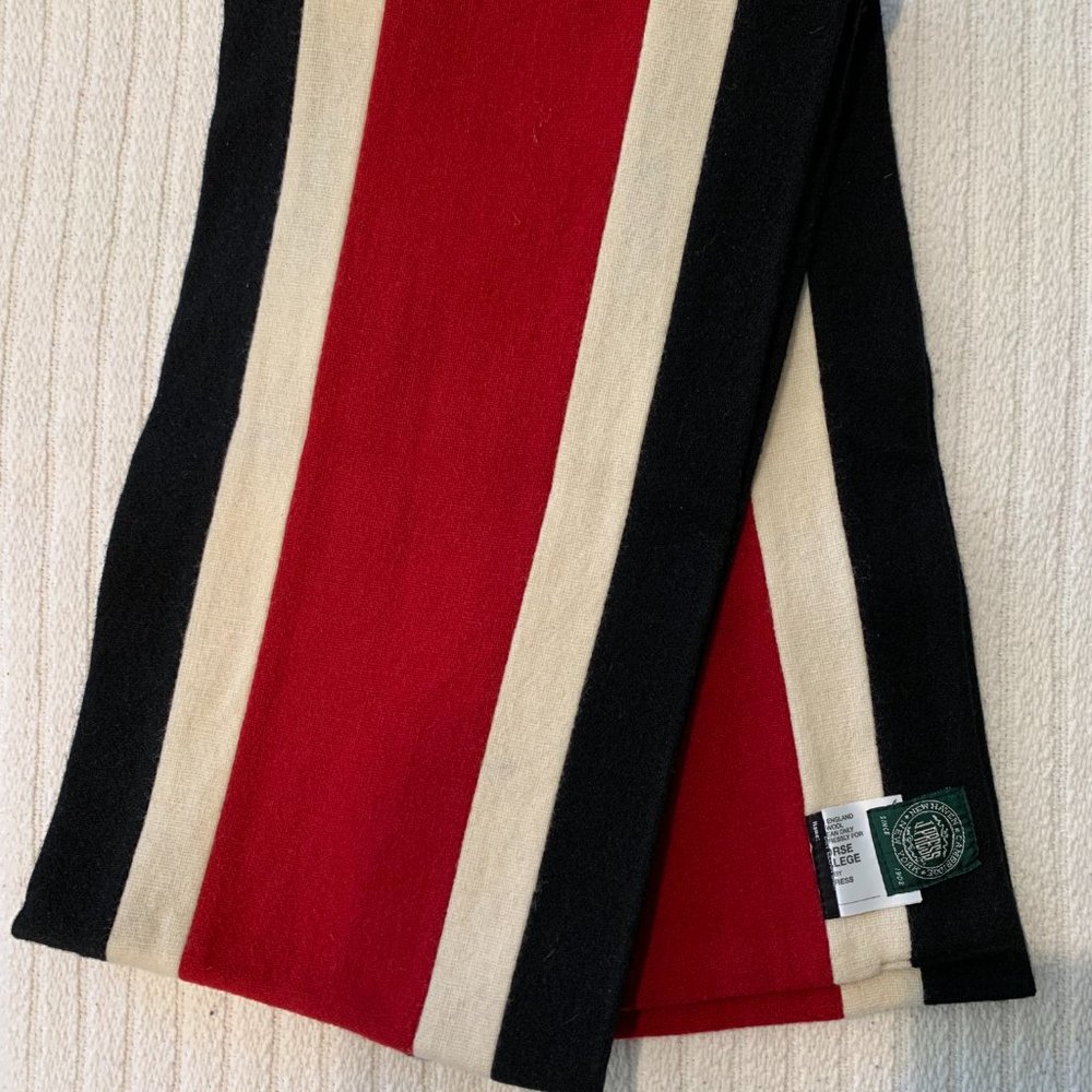 J Press schoolboy scarf/muffler "Morse College" stripe
